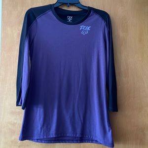 Fox NWOT Women’s M Ranger top—Purple/Black